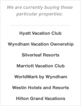 Hyatt, Wyndham, Silverleaf, Marriott, Westin, Hilton